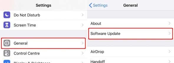 Update iPhone to the latest iOS version