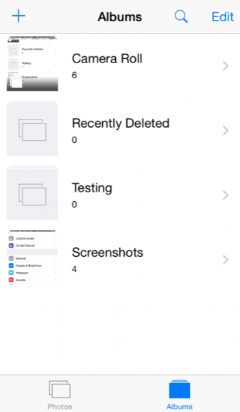 How to view Screenshots on iPhone