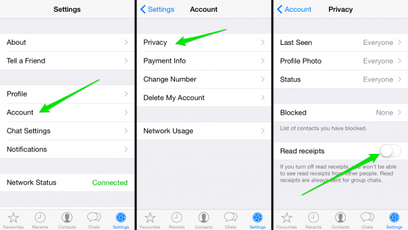 How To Disable Whatsapp Blue Check Marks Read Receipts