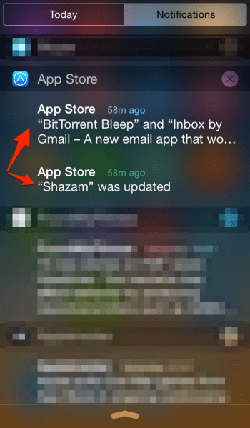 app store update notifications
