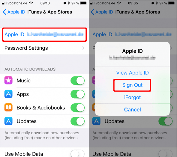 Change Apple ID