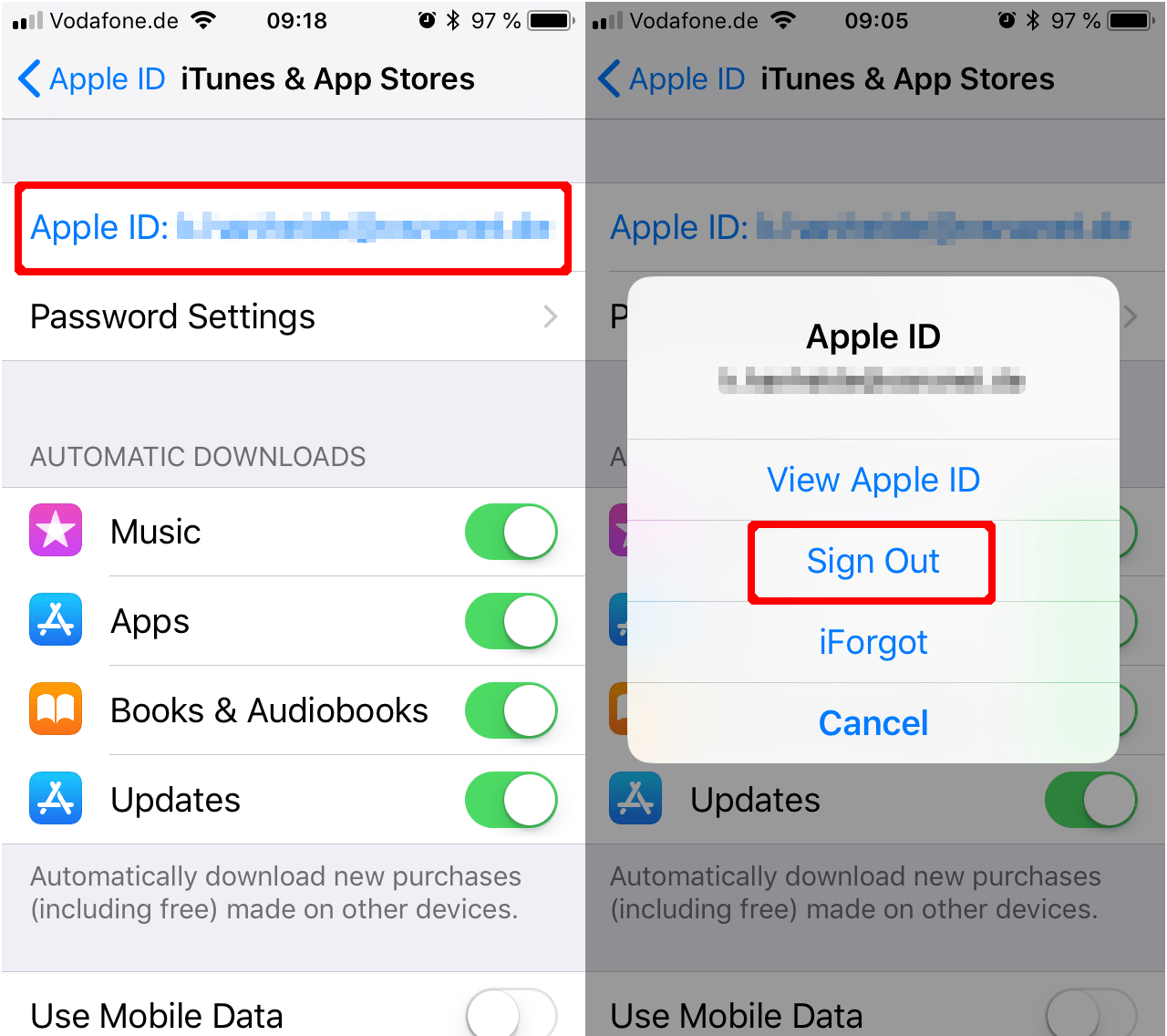 How to Change the Apple ID on iPhone, iPod Touch & iPad