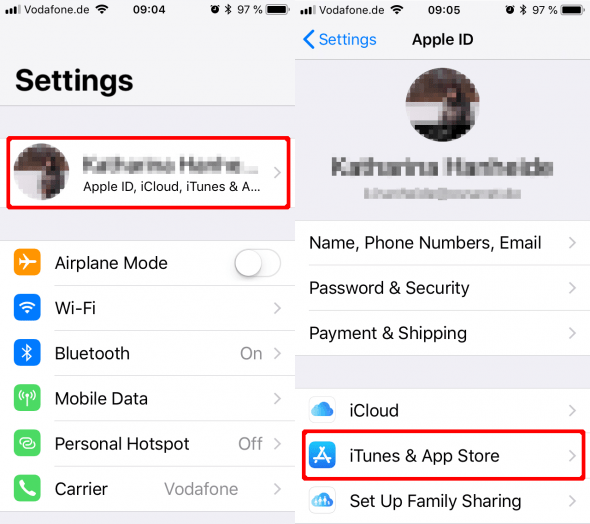 Change Apple ID Settings