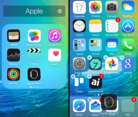 How to "Delete" the Apple Watch App on iPhone Homescreen