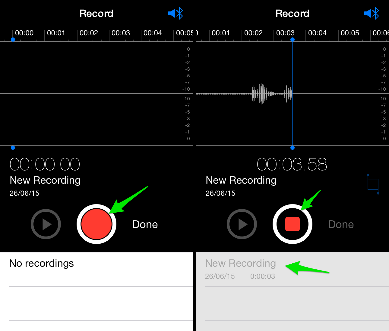 background voice recorder app