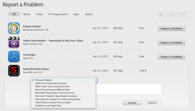 How to Get a Refund for iTunes or App Store Purchases