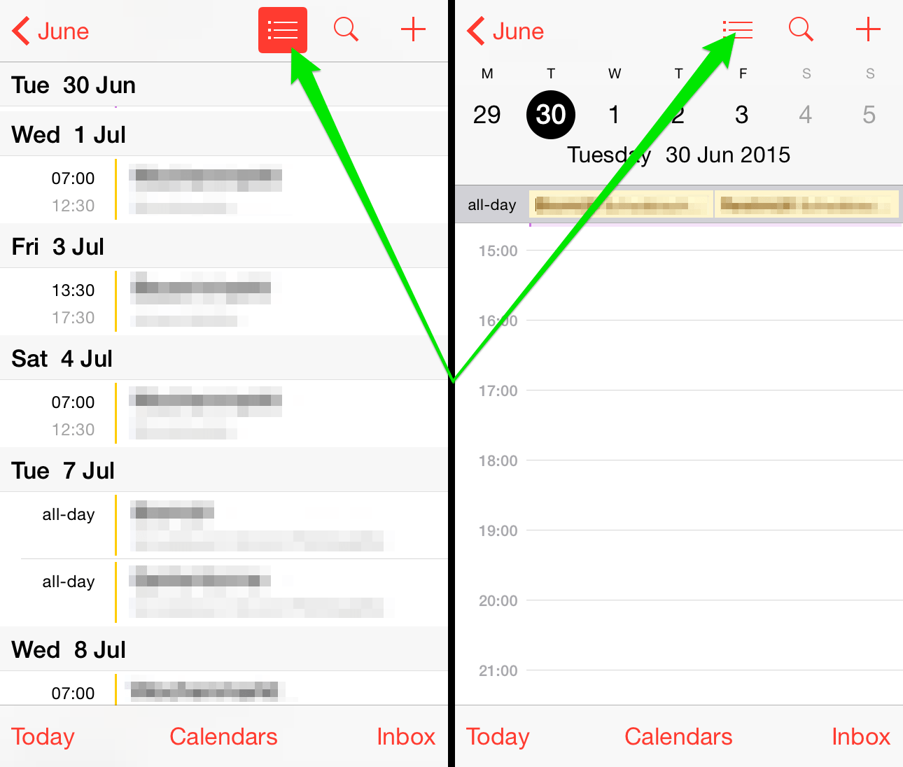 How to Activate Calendar List View on Your iPhone