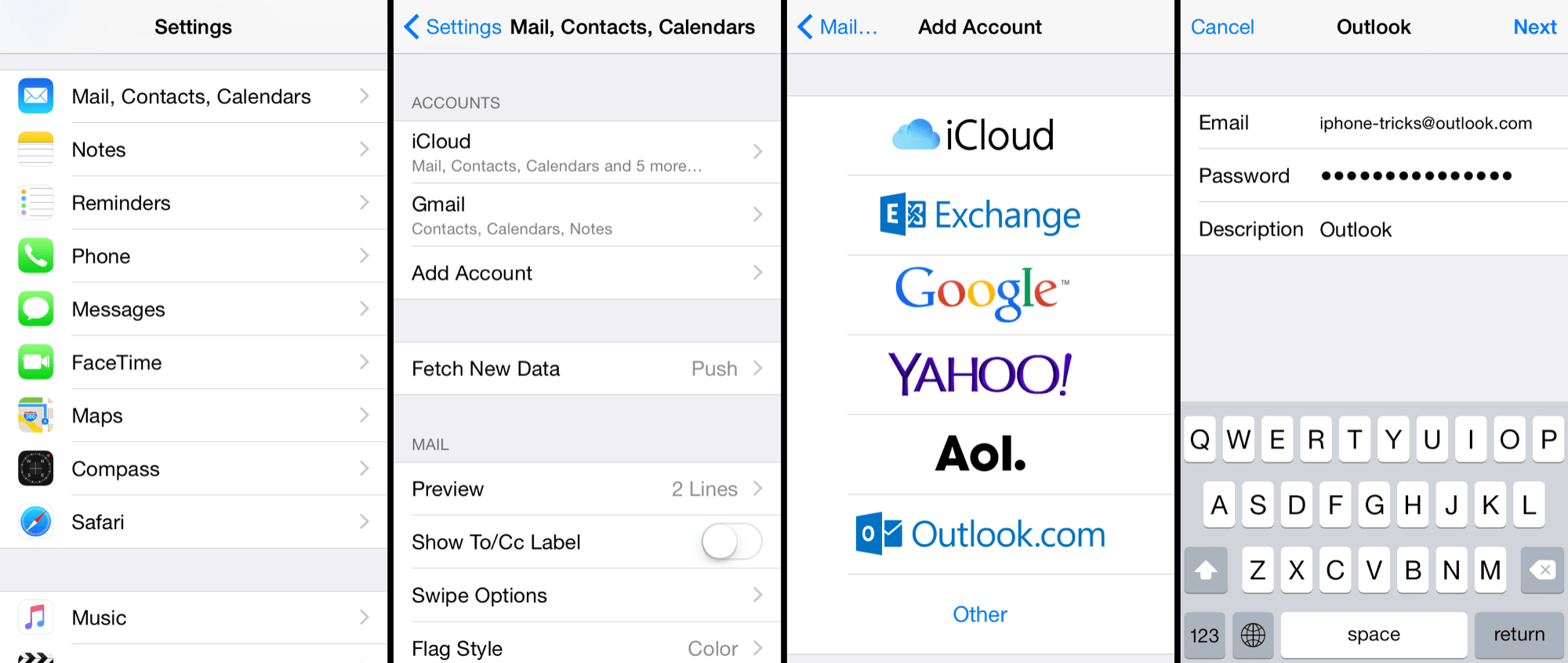 how-to-add-outlook-email-to-iphone-msn-hotmail-live-iphone-tricks