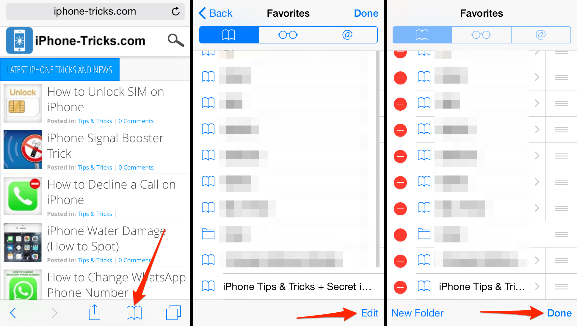 How to Bookmark on iPhone