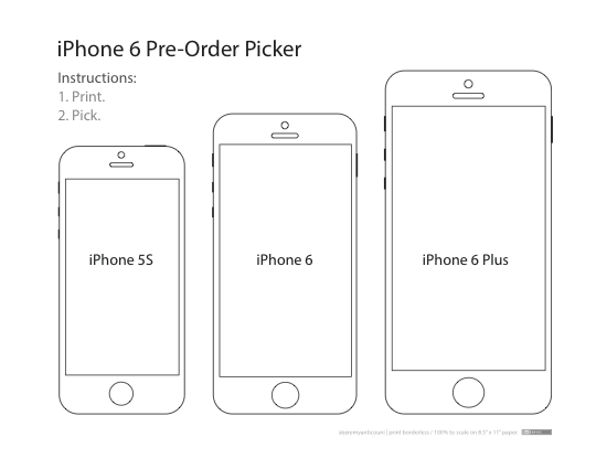 Iphone 6 Vs Iphone 6 Plus Size Comparison Iphone Tricks Com