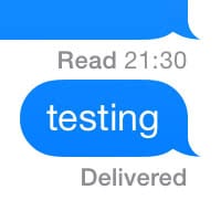 not showing read receipts iphone