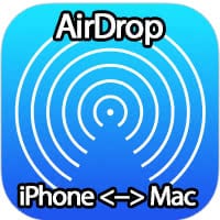 AirDrop iPhone to mac