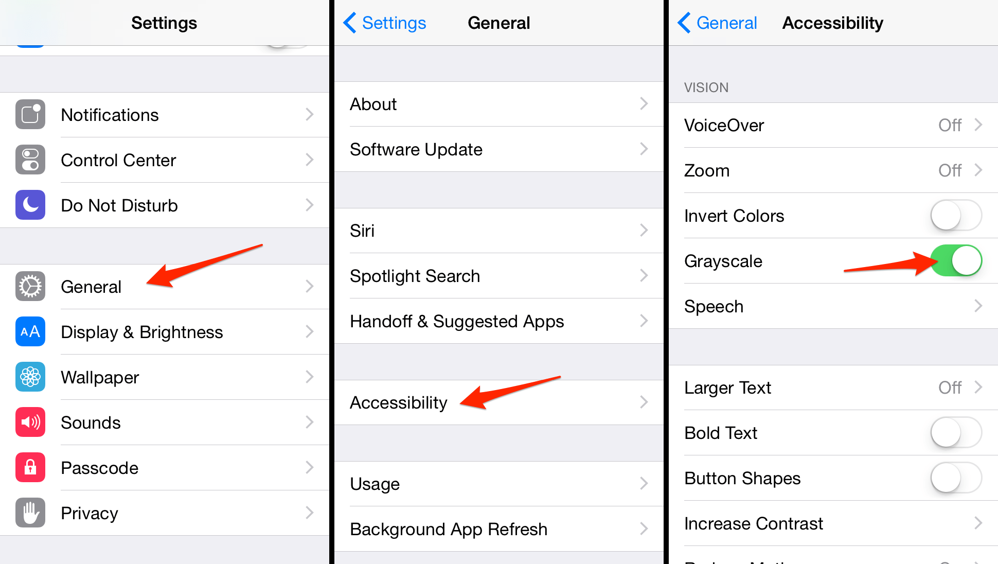 How To Turn Your iPhone's Screen Mode to Grayscale