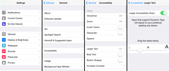 How to Change Text Size on iPhone