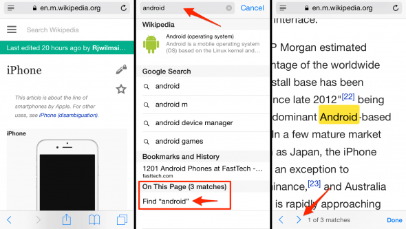 Control + F on iPhone: How to “find on page” | iPhone-Tricks.com