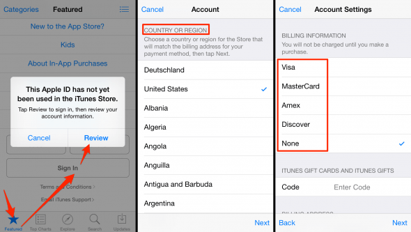 Using your secondary Apple ID in the App Store