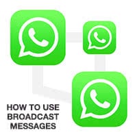 what is broadcast list in whatsapp