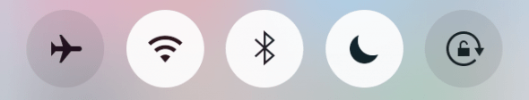 control center toggles