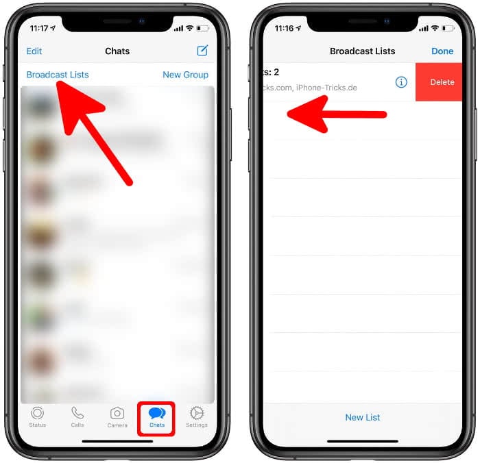 How To Create A WhatsApp Broadcast List On iPhone