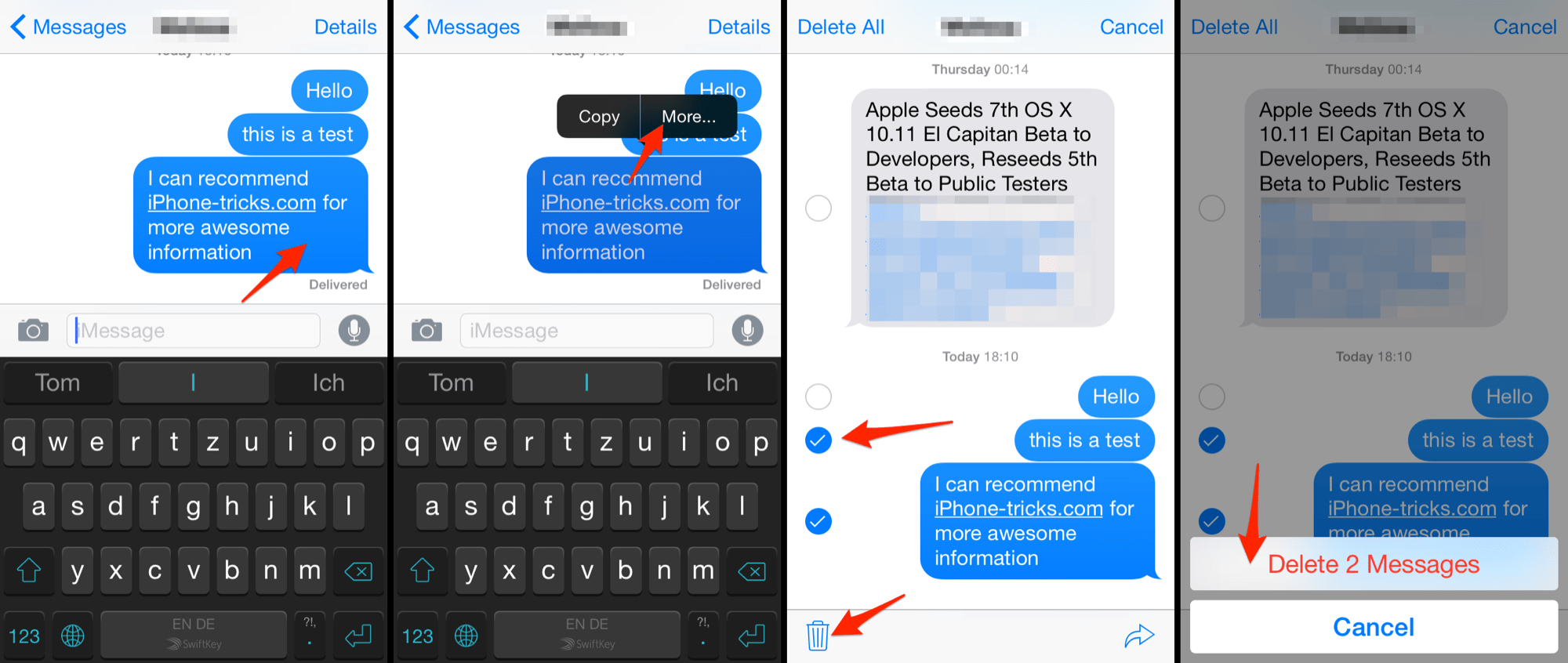 How To Delete Text Messages From Your iPhone