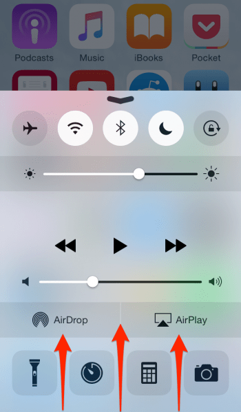 how to open the control center