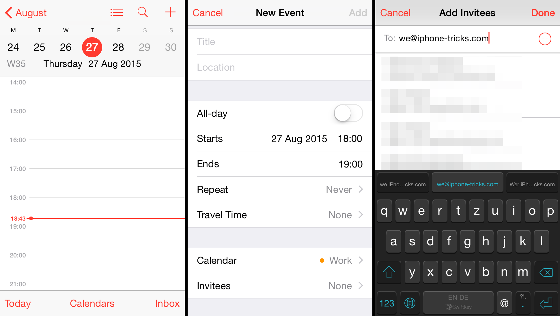How To Share A Calendar On Iphone Time Table