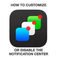 How to Disable "Notification Center" on your Lock Screen