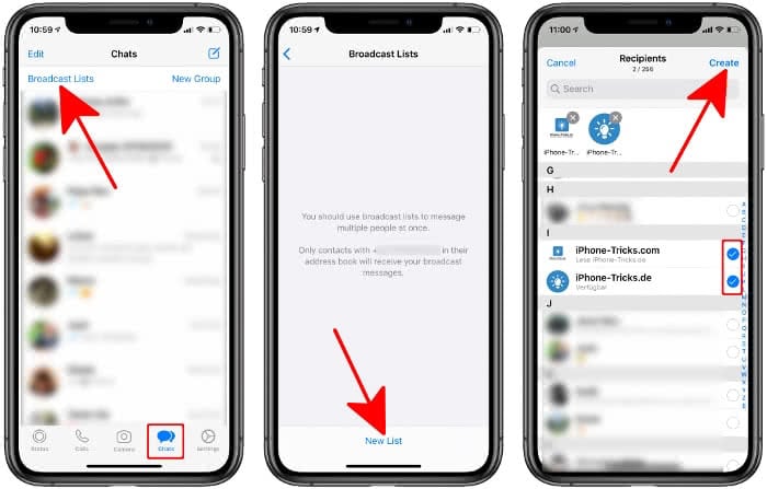 How To Create A WhatsApp Broadcast List On iPhone
