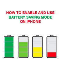 How to Save Battery Life With Low Power Mode