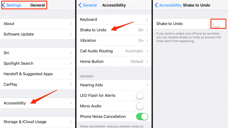 How to Disable "Shake to Undo" on Your iPhone