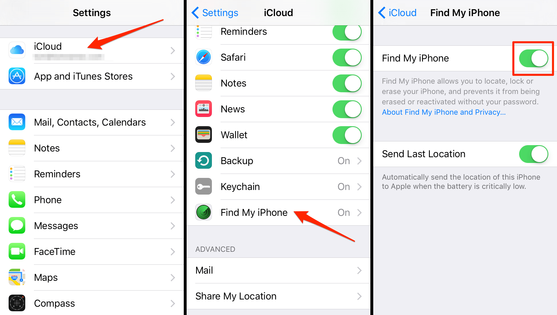 iCloud can also help you keep tabs on your iPhone.