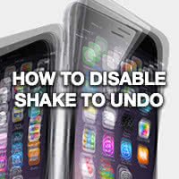 How to Disable "Shake to Undo" on iPhone