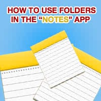 How to Use Folders in the Notes App