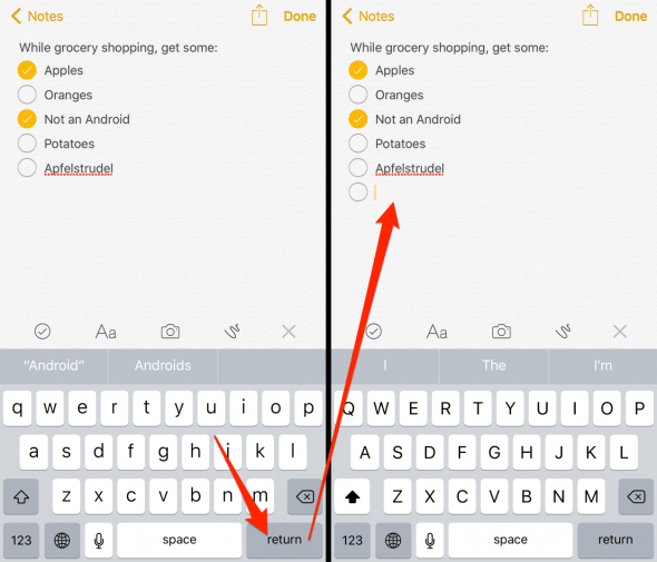 Creating To Do Lists In The Notes App Iphone Tricks Com