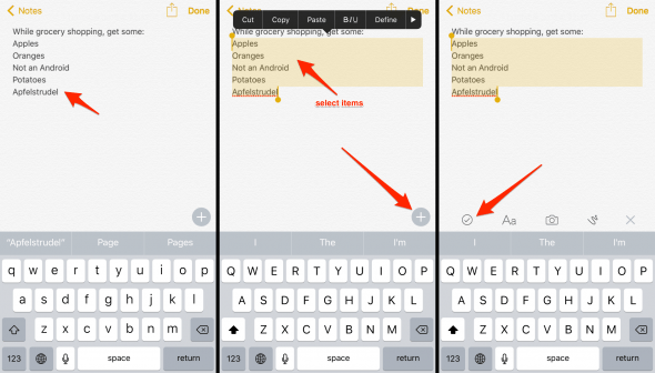 how to create a todo list on iPhone