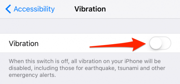 how to disable vibration for all apps and alerts