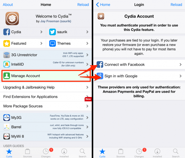 cydia extender without paid developer account