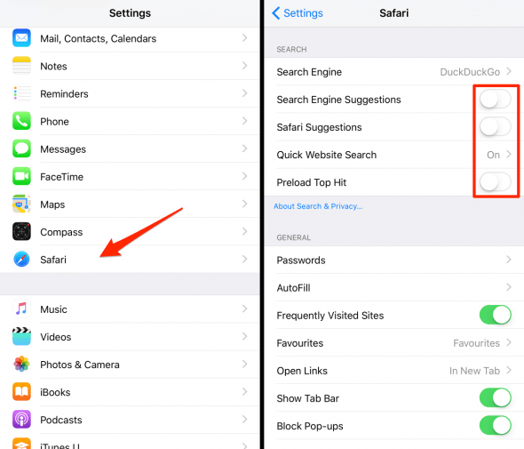 how to optimize safari on iPhone for low data usage