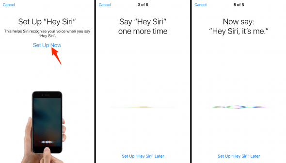 how to train Siri