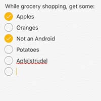 Creating To-Do Lists in the "Notes" App 