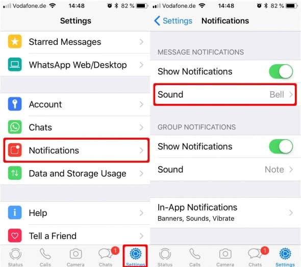 How to change ringtone on iphone