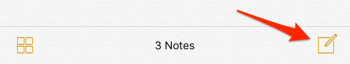 creating a new note
