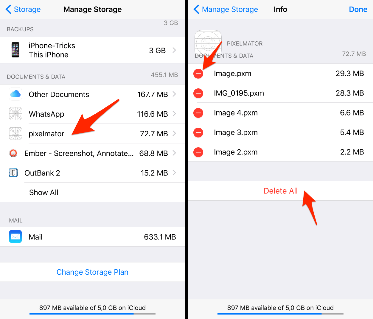 How to Free Up iCloud Storage Space - Removing Residual Data