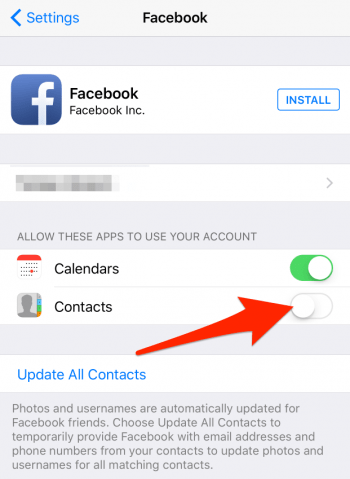 how to delete synced contacts from messenger on iphone