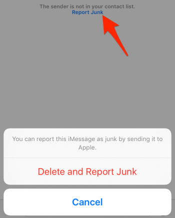 how to report junk