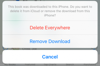 delete ibooks download