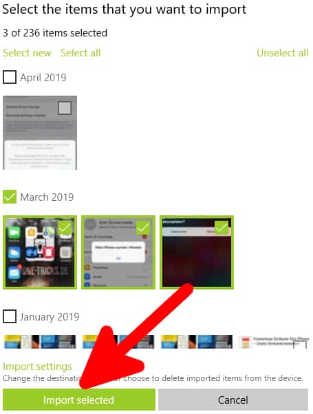 how to transfer photos from iphone to pc windows 10