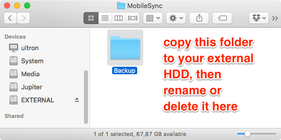 mobilesync backup