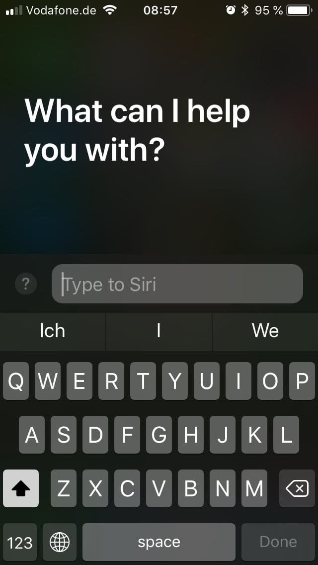 Type To Siri Instead of Speaking