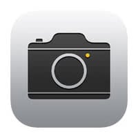 Camera icon in grey